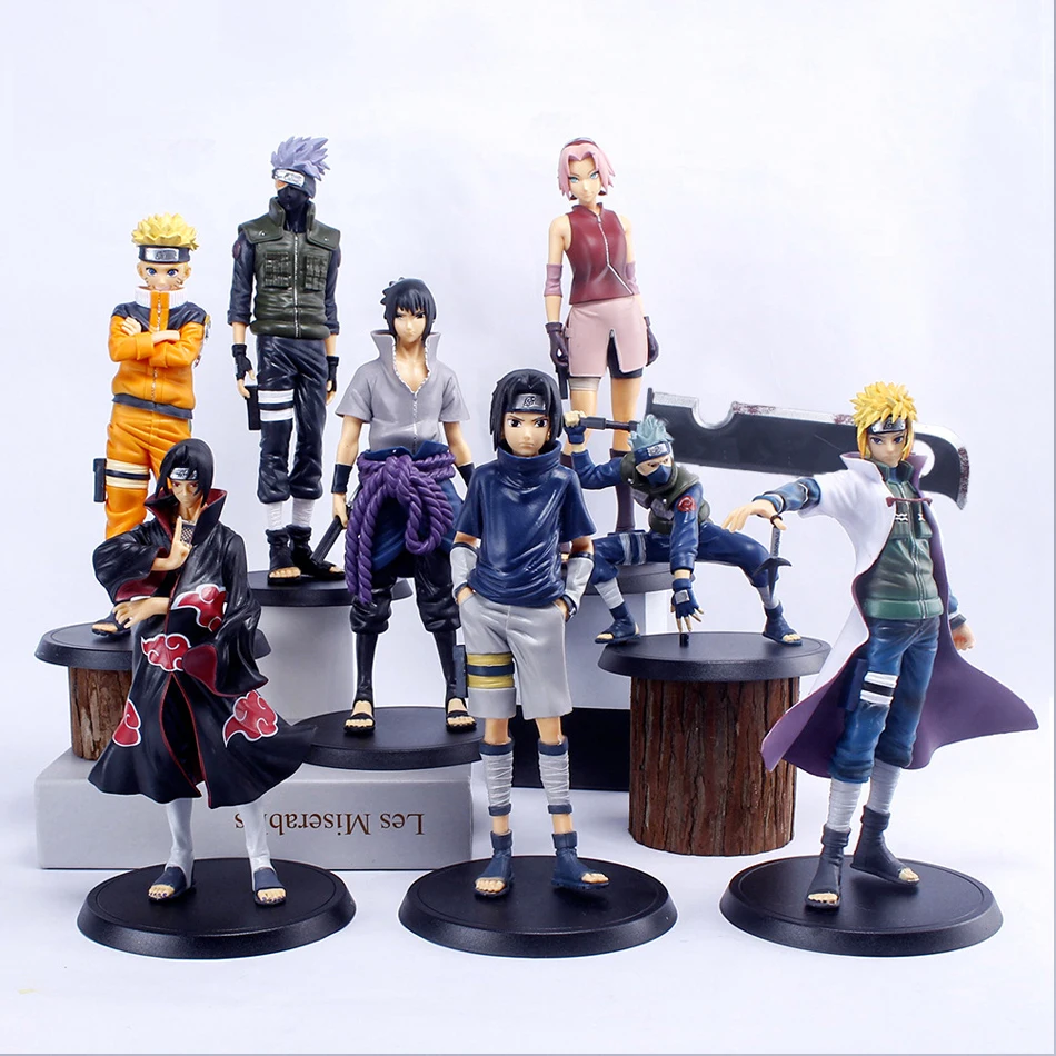 Rare Anime Merchandise - ฟิกเกอร์อนิเมะนารูโตะชิปปุเด็นรุ่นใหม่ อุจิวะ อิทาจิ ซาสึเกะ เพน คาคาชิ