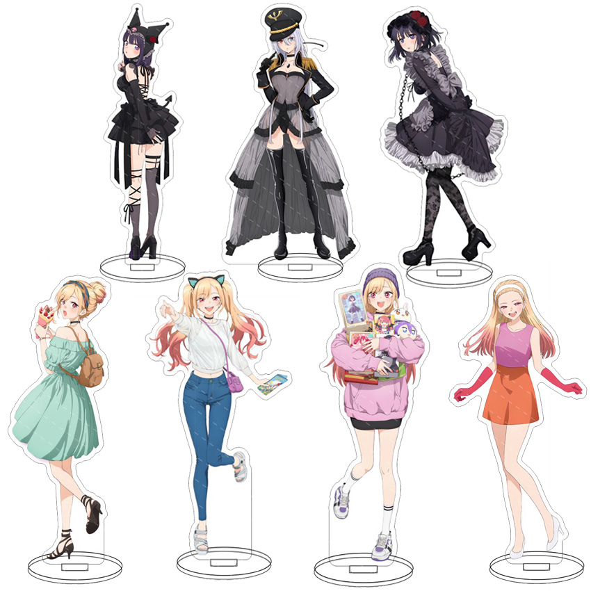 Anime Game Merchandise - อะคริลิกอะนิเมะขนาด 16 ซม. ของสะสม My Dress-Up