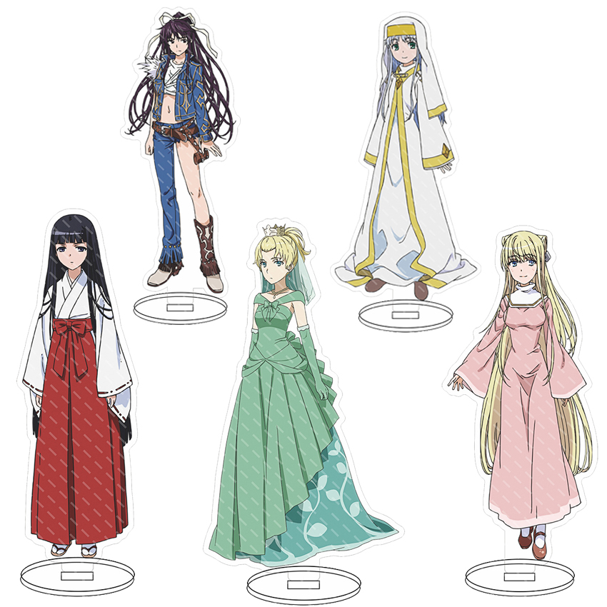 Anime Merch - แท่นอะคริลิกอนิเมะขนาด 16 ซม. ตัวละครจากอนิเมะ A Certain