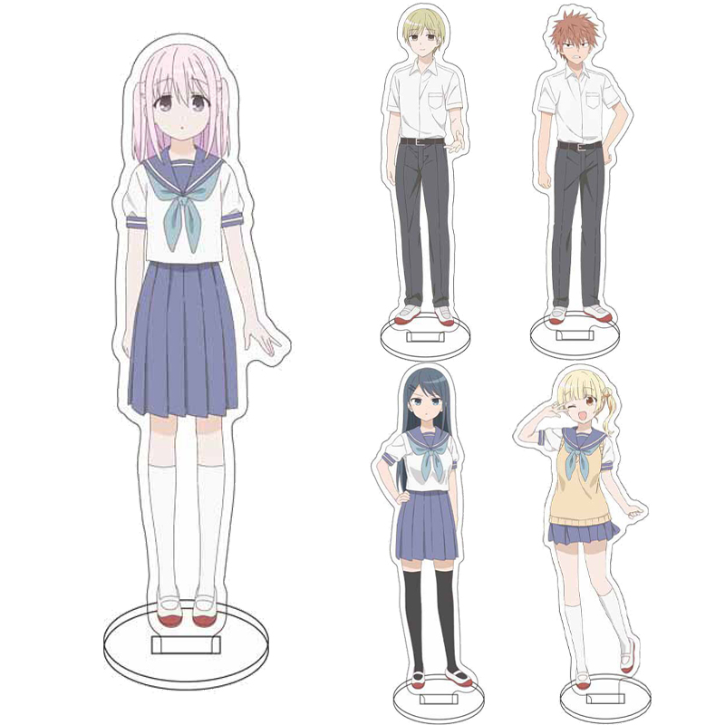 Anime Merch - อนิเมะขนาด 16 ซม. คาชิวะดะที่ไม่สามารถแสดงออกได้ และโอตะที่สามารถแสดงออกได้ ‌