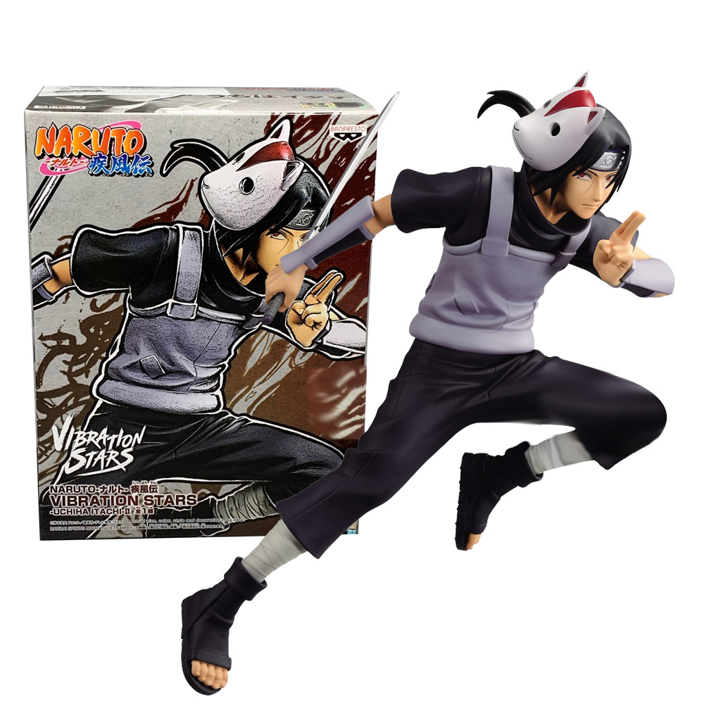 Rare Anime Merchandise - 17ซม.อะนิเมะNaruto Shippudenการสั่นสะเทือนดาวUchiha Itachiต่อสู้Action Figuresของเล่นสะสมFigures