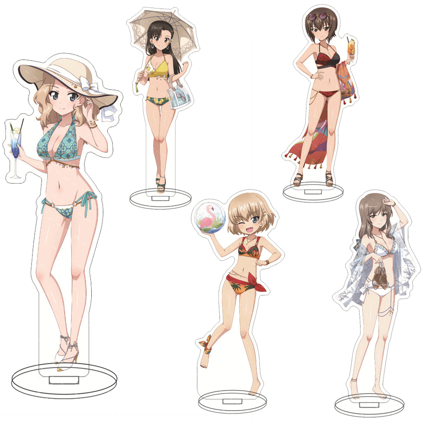 Anime Merch - แท่นอะคริลิกอนิเมะขนาด 16 ซม. GIRLS und PANZER