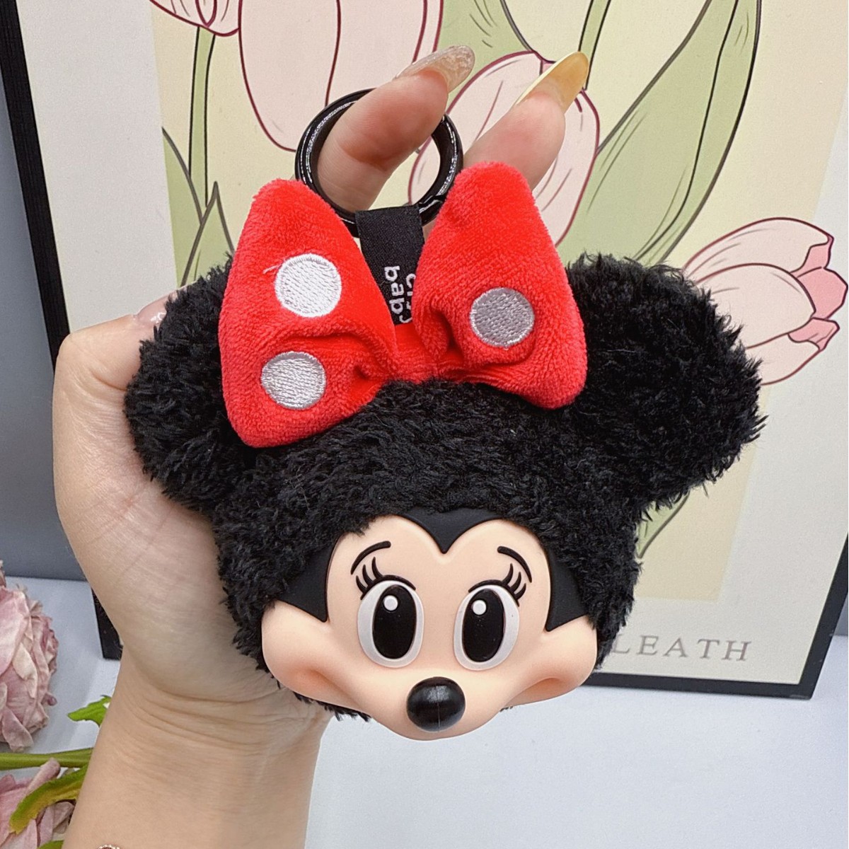 Cute Anime Merchandise - พวงกุญแจตุ๊กตามิกกี้มินนี่ น่ารัก วัสดุไวนิล ของสะสม ของขวัญ ตกแต่งกระเป๋าเป้