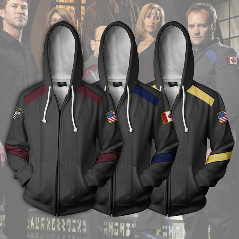 Anime Merchandise Hoodie - สินค้าขายดี: สตาร์เกต 3D เสื้อฮู้ดพิมพ์ดิจิตอลเปิดด้านหน้าเสื้อกันหนาวคอสเพลย์อะนิเมะสินค้า