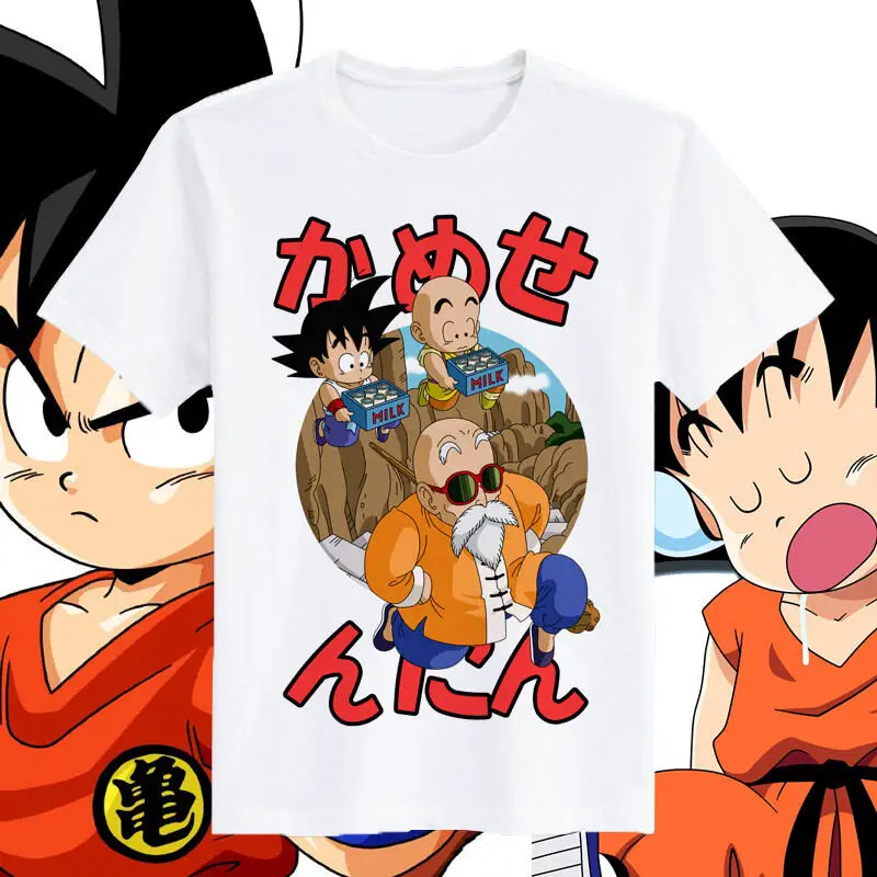 Anime Merchandise For Men - สินค้าอนิเมะดราก้อนบอล ฮอตซัมเมอร์ เสื้อยืดซุน หวู่คง แบรนด์สุดฮิต ชุดเด็กและผู้ปกครอง