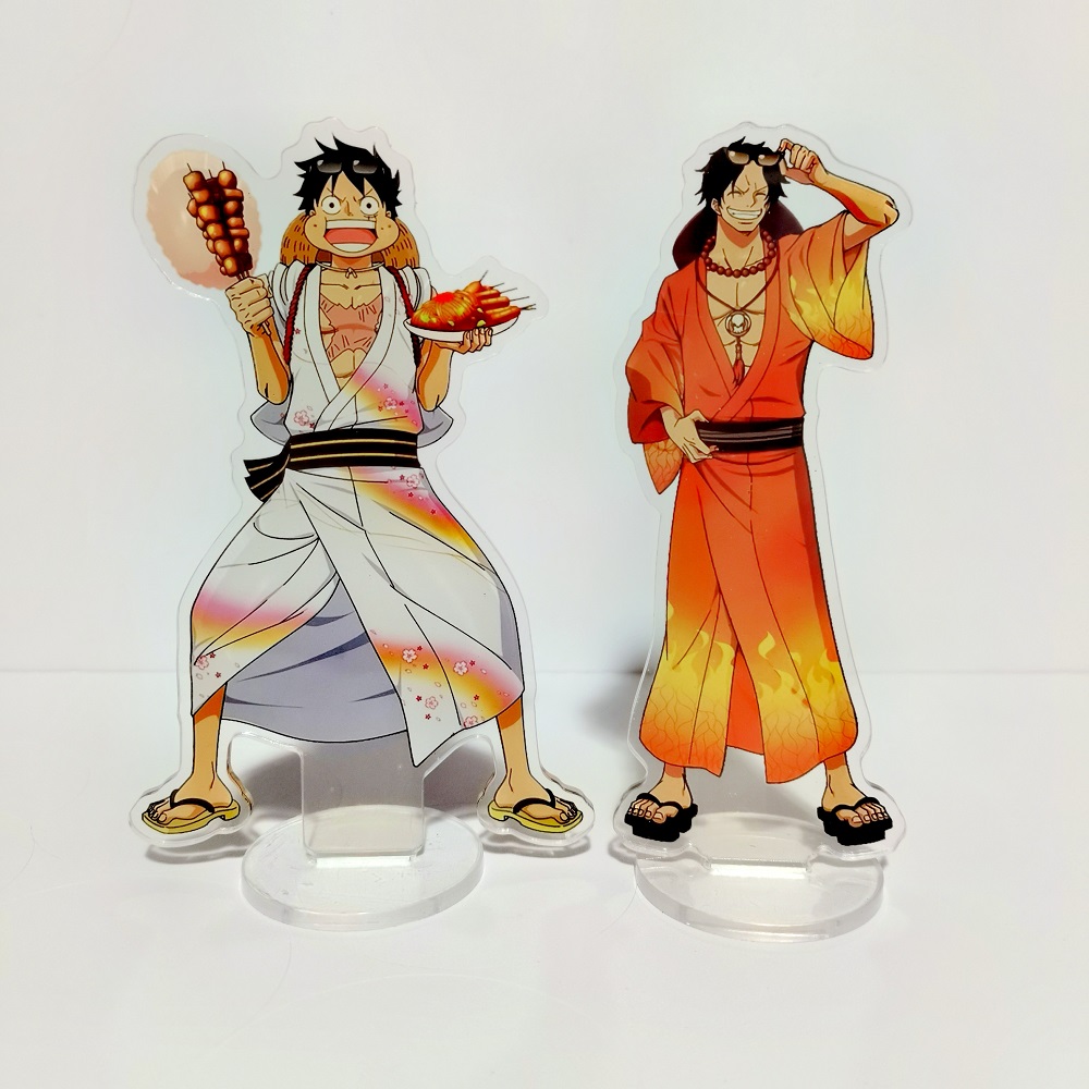 Zoro Anime Merchandise - ของเล่นตกแต่งโมเดล3D 16ซม. สำหรับเด็กขาตั้งทำจากอะคริลิคหนึ่งชิ้น Action FIGURE Anime