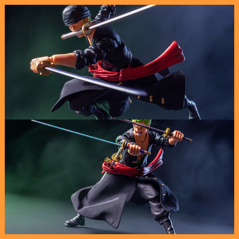 Zoro Anime Merchandise - 【คุณภาพสูง】ชุดกระโปรงโมเดลตัวละครโรโรโนอา โซโล จากอนิเมะญี่ปุ่นคลาสสิก ขนาด 1/12 สำหรับฟิกเกอร์ทหารชายขนาด