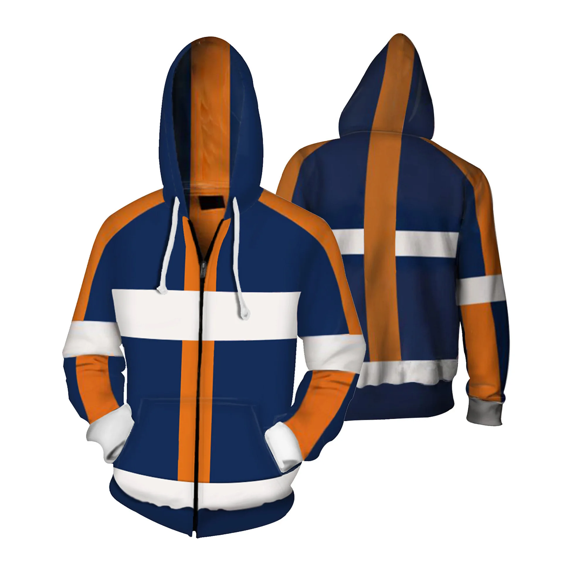 Anime Merchandise Hoodie - ชุดคอสเพลย์ลายสัญลักษณ์สตาสกิต้า นิวโตเกียว อเวนเจอร์ส เสื้อฮู้ดพิมพ์ลาย 3 มิติ