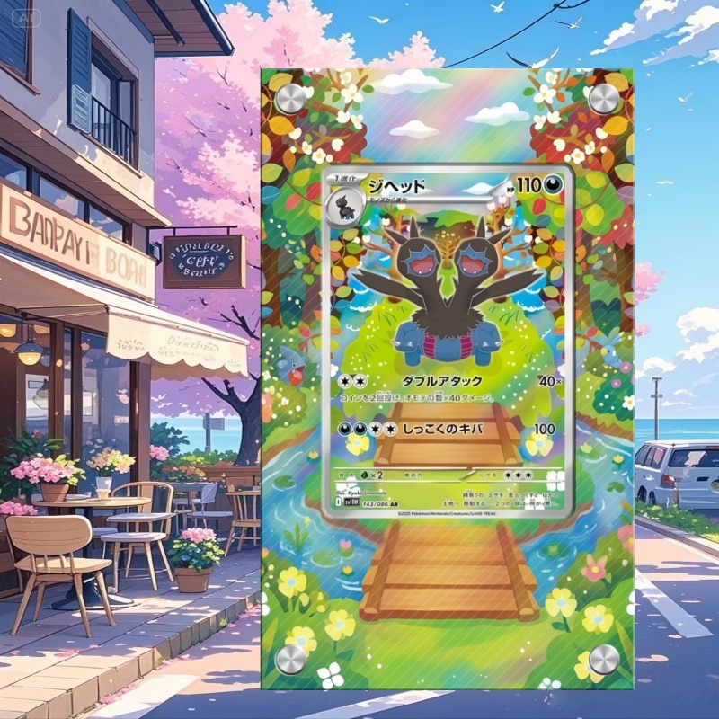 Anime Merchandise From Japan - กล่องอะคริลิคสำหรับเก็บการ์ดโปเกมอน Zweilous PTCG พวงกุญแจ ของสะสมอนิเมะ ของที่ระลึกอนิเมะ