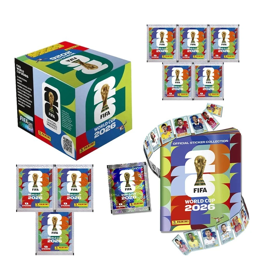 Sticker Sheet Set - กล่องสะสมสติกเกอร์ฟุตบอล Panini 2026 FIFA World Cup
