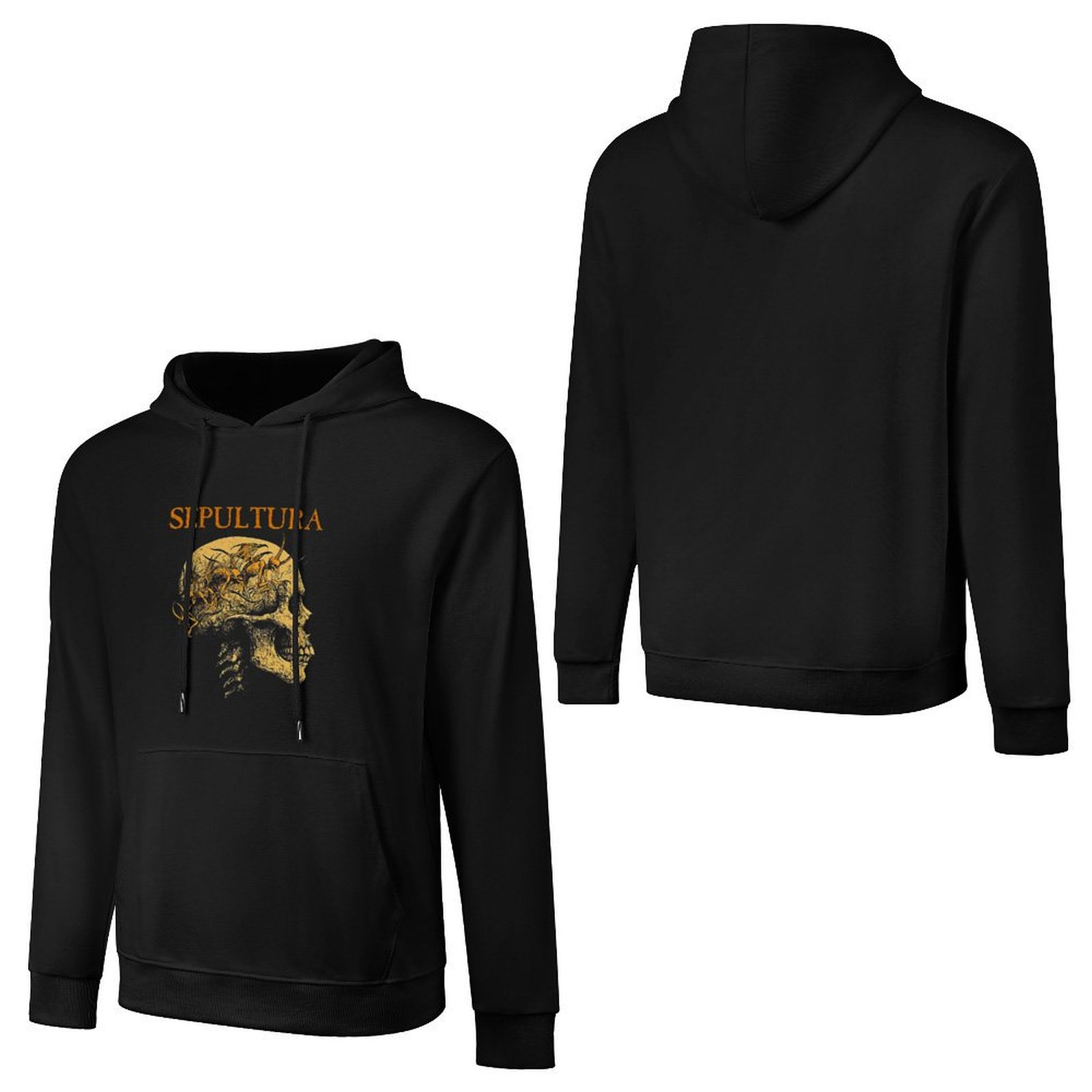 -ดนตรี ---- สินค้า Sepultura-- - Anime Merchandise Hoodie บทวิจารณ์และราคา