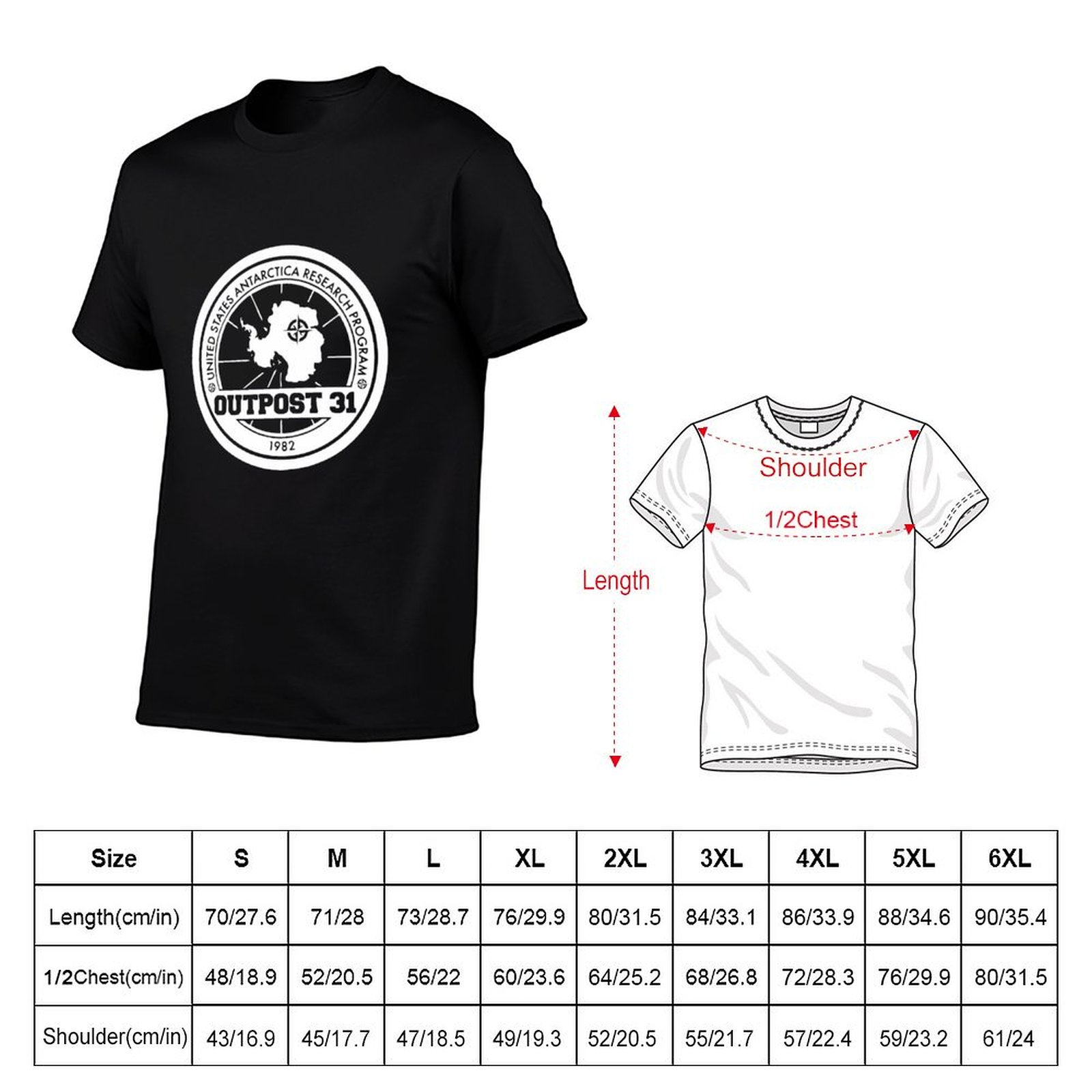 เอาท์พอสต์ 31 โลโก้ เสื้อยืดลา - Anime Merchandise For Men บทวิจารณ์และราคา