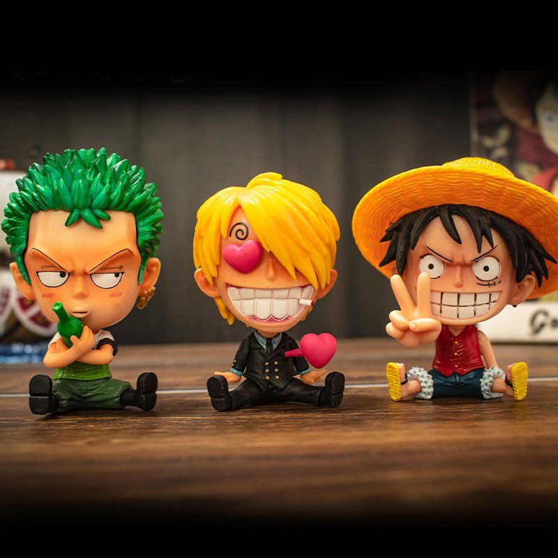 ชุดฟิกเกอร์วันพีซ ลูฟี่ โซโล ช - Zoro Anime Merchandise บทวิจารณ์และราคา