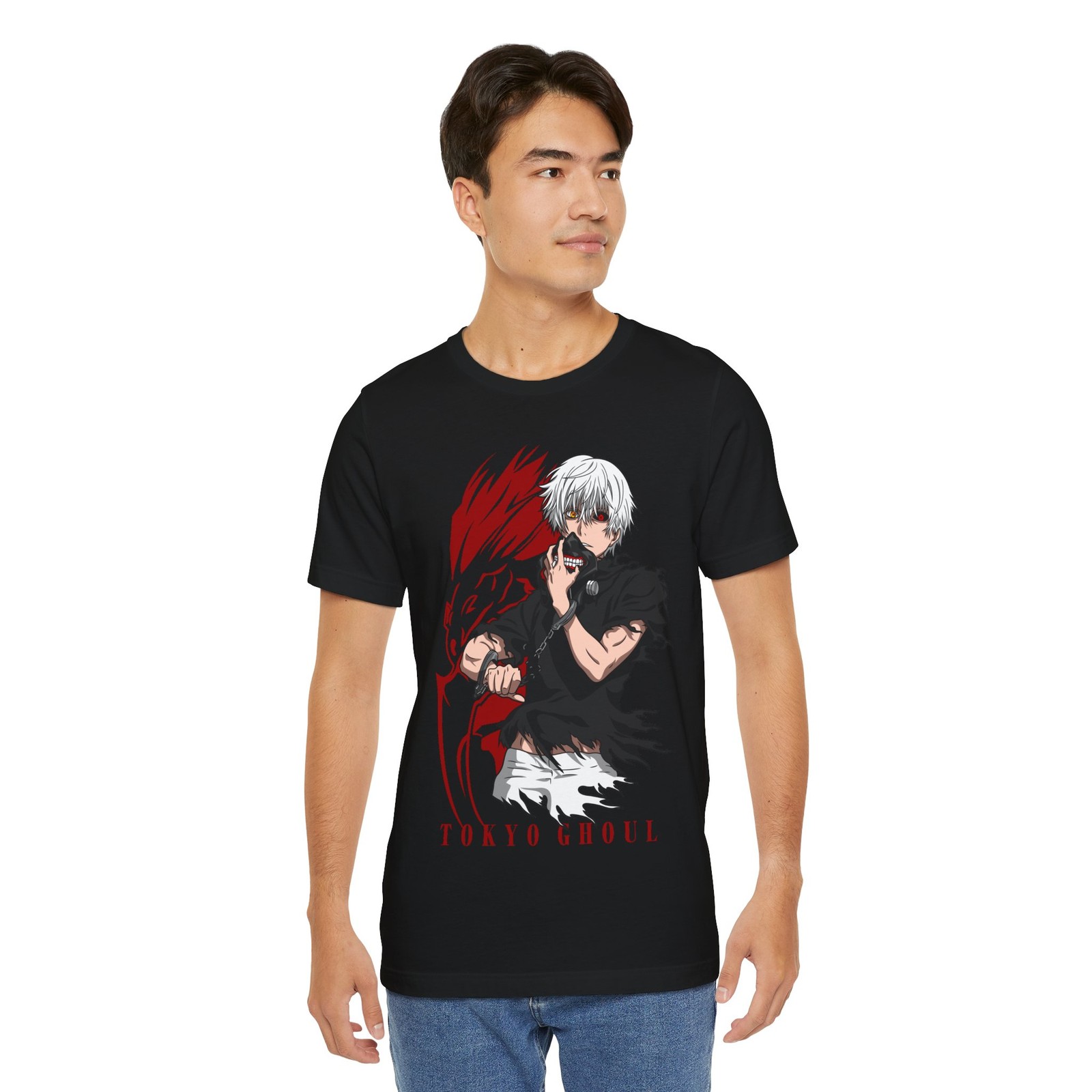 เสื้อยืดอนิเมะ Tokyo Ghoul, เส - Anime Merchandise For Men บทวิจารณ์และราคา