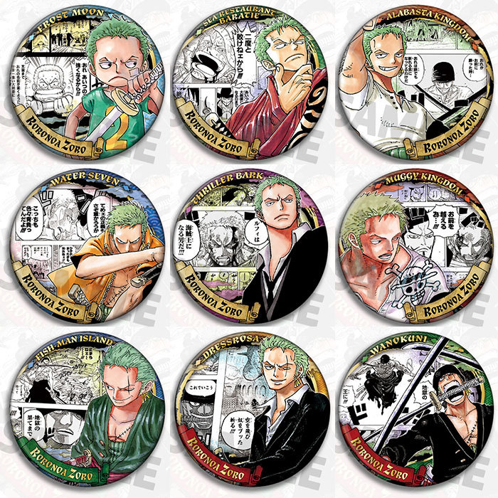 เข็มกลัดอนิเมะวันพีซ โซโล ของส - Zoro Anime Merchandise บทวิจารณ์และราคา
