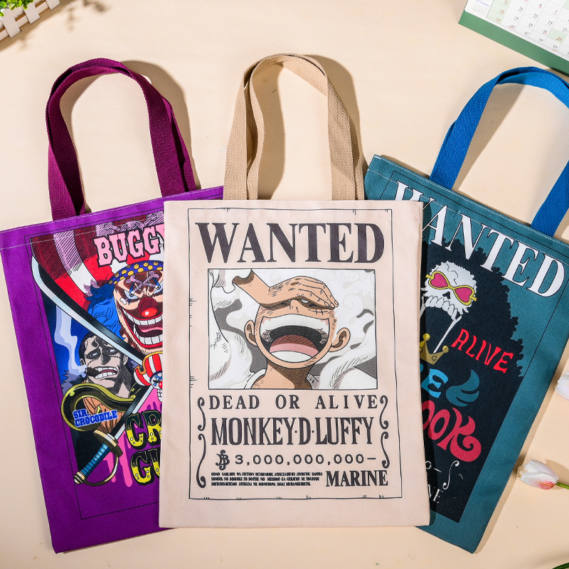 กระเป๋าผ้าแคนวาสลายอนิเมะวันพี - Zoro Anime Merchandise บทวิจารณ์และราคา