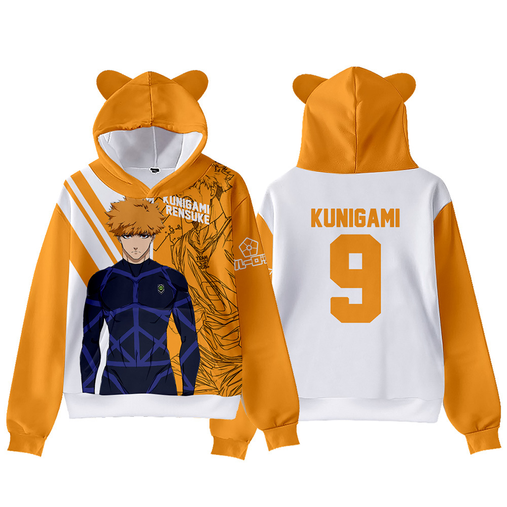 สินค้าใหม่ 3D อนิเมะ BLUE LOCK - Anime Merchandise Hoodie บทวิจารณ์และราคา