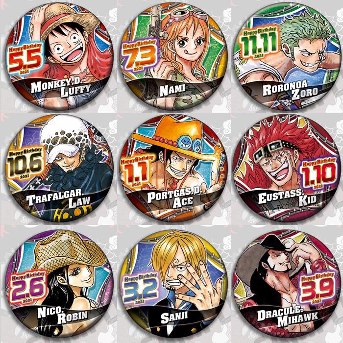 ชุดเข็มกลัดอนิเมะวันพีซ ลูฟี่  - Zoro Anime Merchandise บทวิจารณ์และราคา